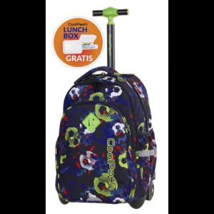 Hátizsák COOL PACK Junior, gurulós, 3 rekeszes, 33 l, Football