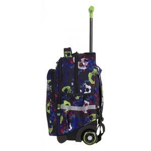 Hátizsák COOL PACK Junior, gurulós, 3 rekeszes, 33 l, Football