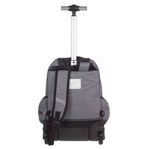 Hátizsák COOL PACK Junior, gurulós, 3 rekeszes, 33 l, Badges Grey,