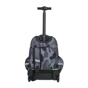 Hátizsák COOL PACK Junior, gurulós, 3 rekeszes, Camo Green Neon