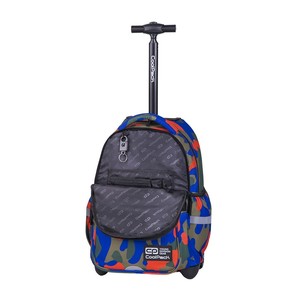 Hátizsák COOL PACK Junior, gurulós, 3 rekeszes,Camouflage Tangerine