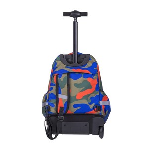 Hátizsák COOL PACK Junior, gurulós, 3 rekeszes,Camouflage Tangerine