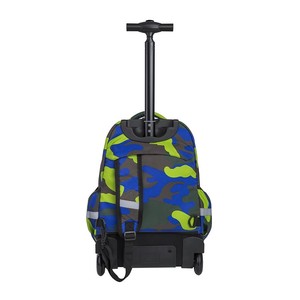 Hátizsák COOL PACK Junior, gurulós, 3 rekeszes, Camouflage Lime