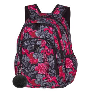 Hátizsák COOL PACK Strike L, 44x32x15cm, 27 liter, Red&Black Flowers