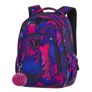 Hátizsák COOL PACK Strike L, 44x32x15cm, 27 liter Crazy Pink Abstract