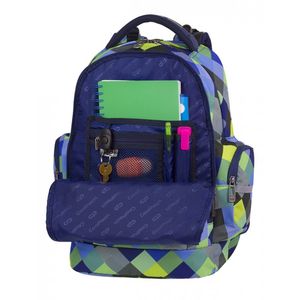 Hátizsák COOL PACK Brick, 44x32,5x18cm, 28 liter, Blue Patchwork,