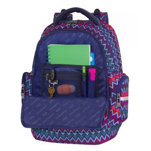 Hátizsák COOL PACK Brick, 44x32,5x18cm, 28 liter, Chevron Stipes