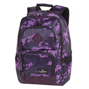 Hátizsák COOL PACK Unit, 45,5x32x15,5cm, 26 l, Flock Camo Violet