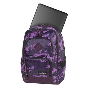 Hátizsák COOL PACK Unit, 45,5x32x15,5cm, 26 l, Flock Camo Violet