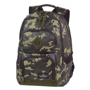 Hátizsák COOL PACK Unit, 45,5x32x15,5cm, Flock Camo Olive Green