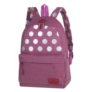 Hátizsák COOL PACK Combo, 44x31x18cm, 26 liter, Silver Dots/Pink