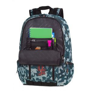 Hátizsák COOL PACK Impact II, 46x30x15cm, 27 liter, Camo Mesh Green