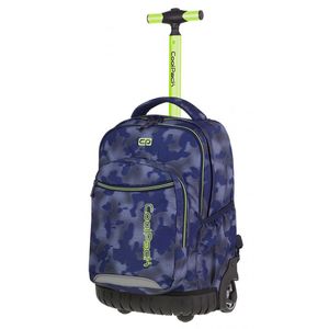 Hátizsák COOL PACK Swift, gurulós, 2 rekeszes, 34 l, Misty Green