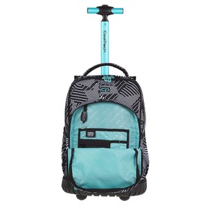 Hátizsák COOL PACK Swift, gurulós, 2 rekeszes, 34 l, Black&White