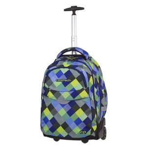 Hátizsák COOL PACK Rapid, gurulós, 2 rekeszes, Blue Patchwork