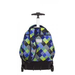 Hátizsák COOL PACK Rapid, gurulós, 2 rekeszes, Blue Patchwork