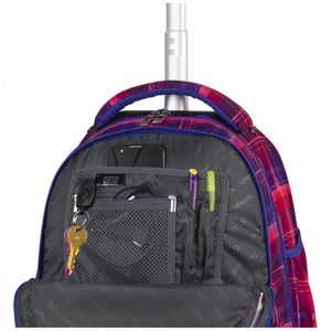 Hátizsák COOL PACK Rapid, gurulós, 2 rekeszes, 36 l, Mellow Pink