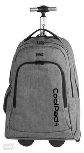 Hátizsák COOL PACK Summit, gurulós, 2 rekeszes, 36 l, Snow Grey,