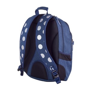 Hátizsák COOL PACK Unit, 45,5x32x15,5cm, 26 l, Silver Dots/Blue,