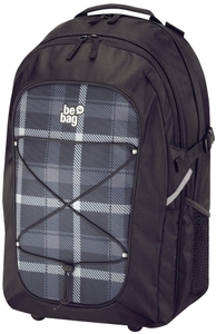 Hátizsák fellow Karo fekete be.bag iskolai, 34x45x20cm, poliészter