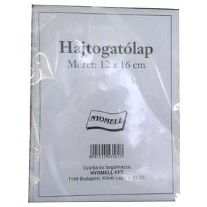 Hajtogatólap 12x16 cm, GRS, 50 lap, színes papír