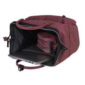 Kézitáska COOL PACK Task Snow, A337-Snow Burgundy/Silver, 44x44x20 cm
