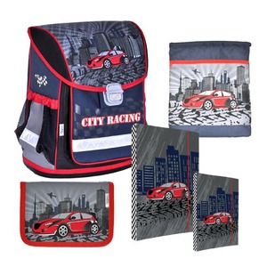 Iskolatáska ReyBag City Racing garancia 2 év, mosható, súlya: 850 gr.