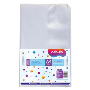 F&uuml;zetbor&iacute;t&oacute; A4, PP, NEBULO, 10 db-os, b&uacute;jtat&oacute;s, v&iacute;ztiszta