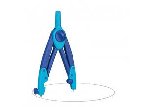 Körző PELIKAN Griffix, ergonomikus, 3 póthegy + 1 póttű, kék