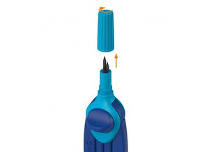 Körző PELIKAN Griffix, ergonomikus, 3 póthegy + 1 póttű, kék