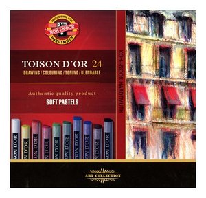Olajkréta 6 db, KOH-I-NOOR 8111 Gioconda, 6 különböző szín