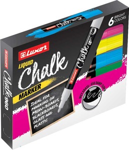 Folyékony kréta LUXOR Chalk, kúpos, neon sárga