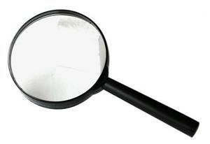 Nagyító 75 mm, GRS, kézi, műanyagnyeles