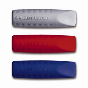 Ceruzavédő kupakradír, 2db-os, FABER-CASTELL Grip 2001, vegyes színek,