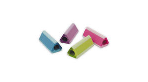 Ceruzafogó radír 42x13 mm, GRS, háromszögű, vegyes színek