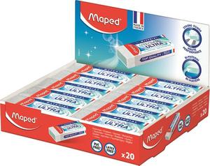 Radír MAPED Technic Ultra, papírtokkal, 20 db, prémium minőségű