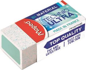 Radír MAPED Technic Ultra mini papírtokkal, 2 db, prémium minőségű,