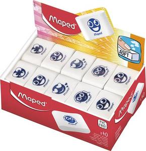 Radír MAPED Essentials Soft, smile figurákkal, ftalát mentes
