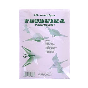 Technika csomag III.osztályos, GRS, 20 db-os papírkészlet