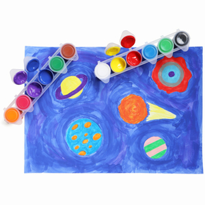 Tempera 12x25ml, PRIMO 252TB12, premium, tégelyes, 12 szín