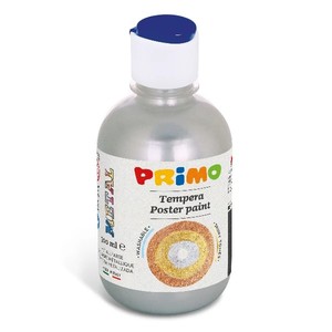 Tempera 300 ml, PRIMO 233TM, metál ezüst