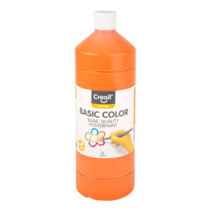Tempera 500 ml, CREALL Basic, narancs