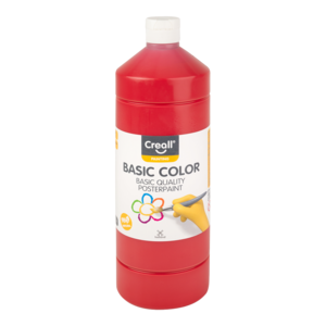 Tempera 500 ml, CREALL Basic, piros