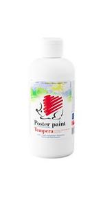 Tempera 500 ml, ICO Süni, fehér