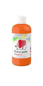 Tempera 500 ml, ICO Süni, narancssárga