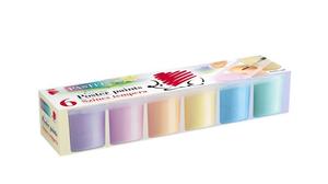 Tempera 6x25 ml, ICO S&uuml;ni, t&eacute;gelyes, 6 k&uuml;l&ouml;nb&ouml;ző pasztell sz&iacute;n
