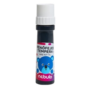Tempera 6x45 ml, NEBULO, kenőfejes, 6 különböző szín