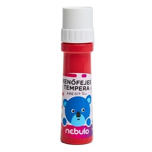 Tempera 6x45 ml, NEBULO, kenőfejes, 6 különböző szín