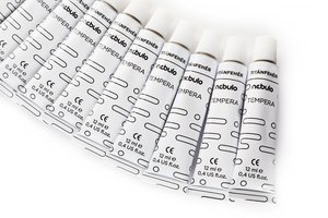 Tempera 1x12 ml, NEBULO, alutubusos, fehér