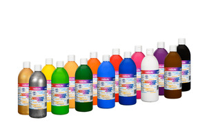 Tempera 500 ml, NEBULO, kék